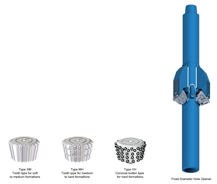 Fixed Diameter Hole Opener